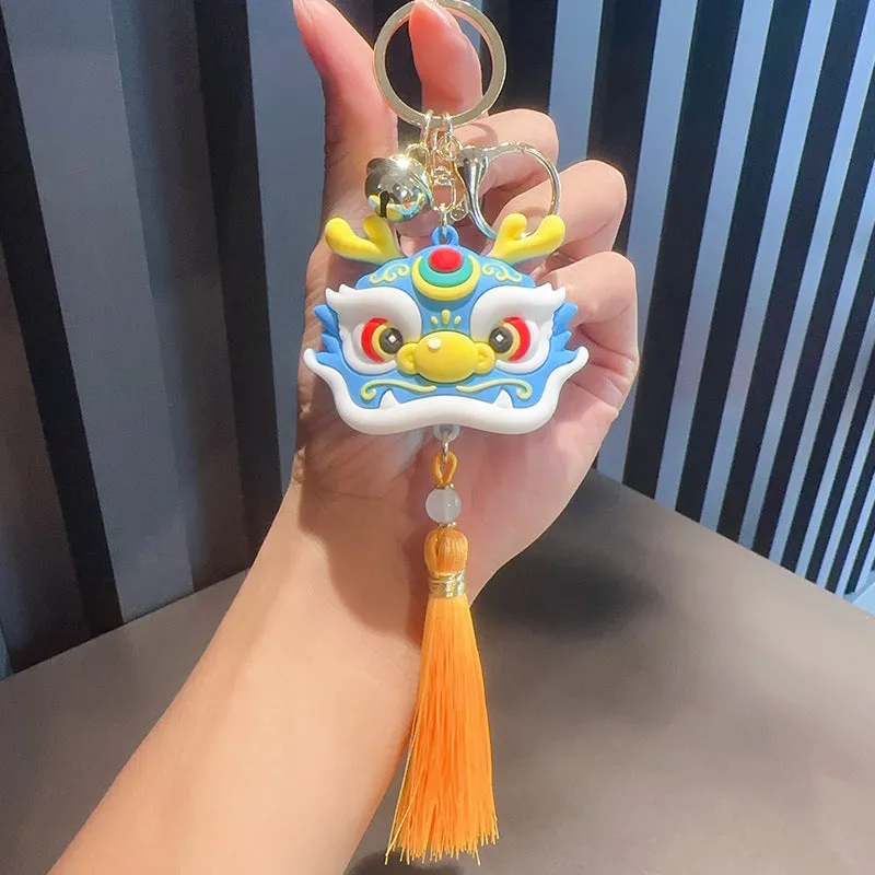 Dragon Tiger Leap Lion Pendant