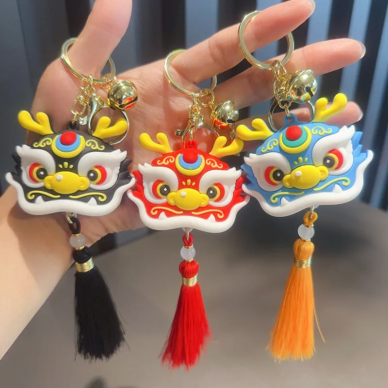 Dragon Tiger Leap Lion Pendant