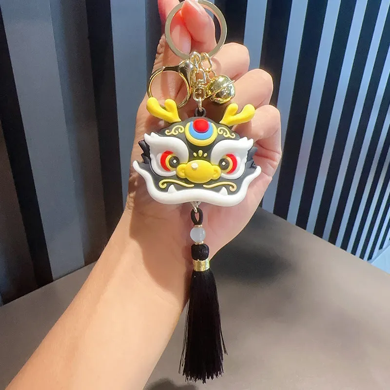 Dragon Tiger Leap Lion Pendant