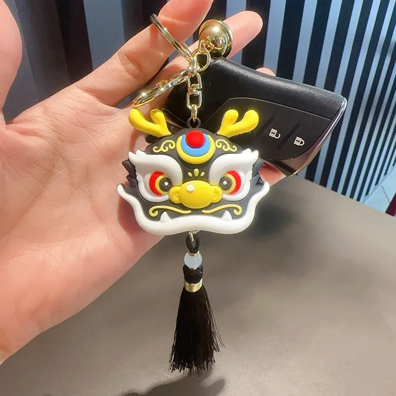 Dragon Tiger Leap Lion Pendant