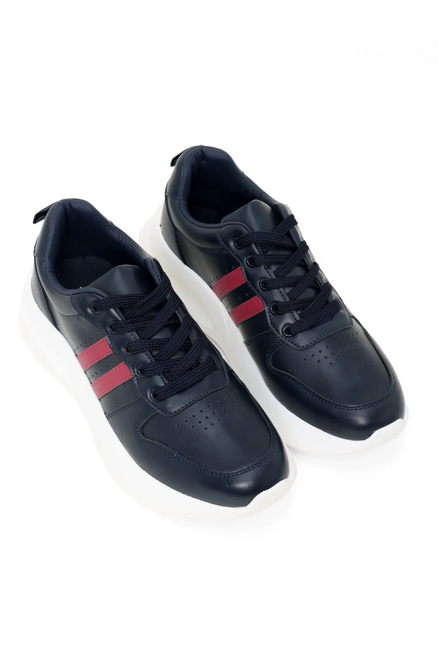 DYNAMIC STRIPE KICKS-NAVY