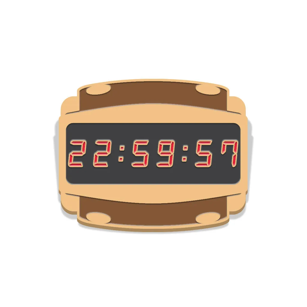 Escape From New York Pin Set - Countdown Watch & Italian Logo