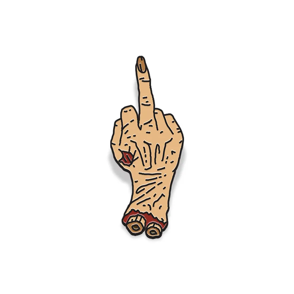 Evil Dead II Pin Badges - Finger & Classic Logo
