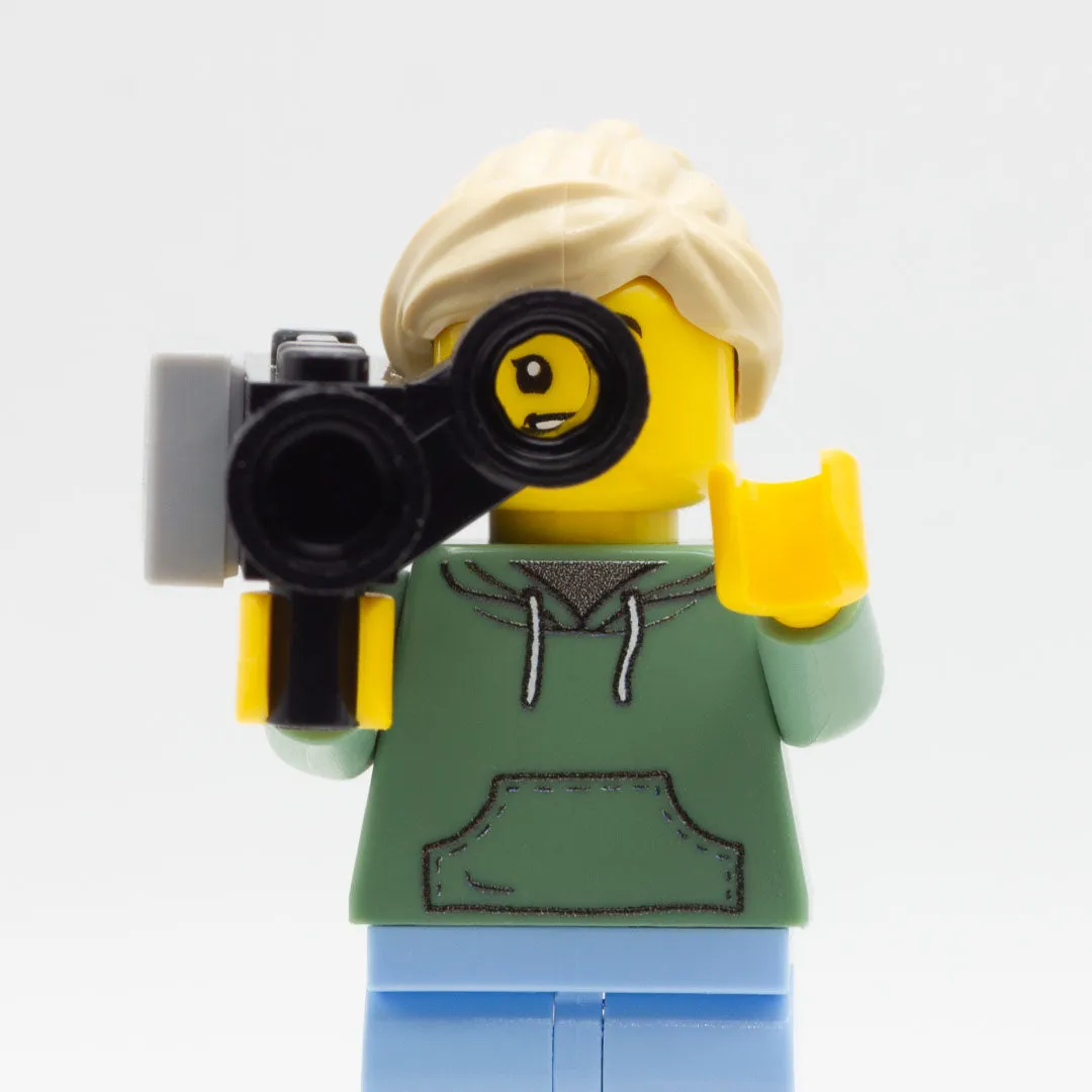 Film Crew Starter Pack - Custom Tiles and LEGO Minifigure Accessories