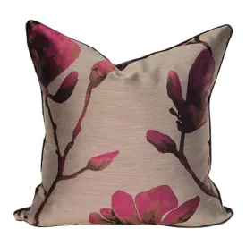 Floral Jacquard Cushion