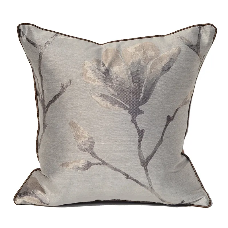 Floral Jacquard Cushion