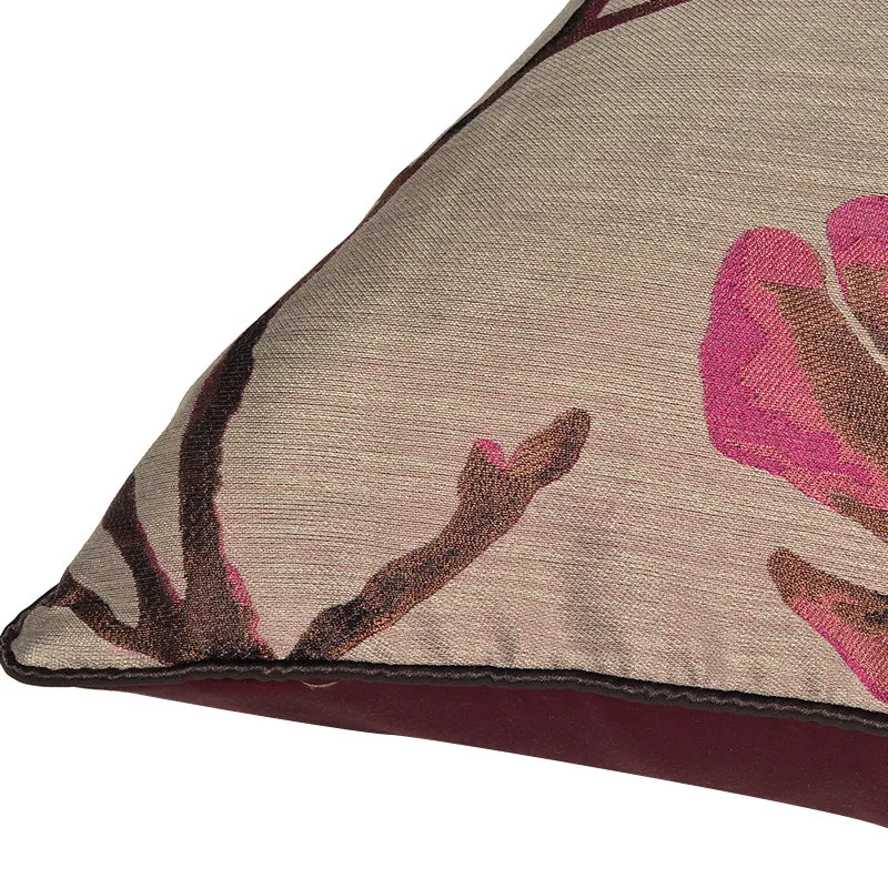 Floral Jacquard Cushion