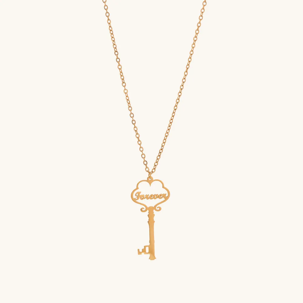Forever Key Necklace