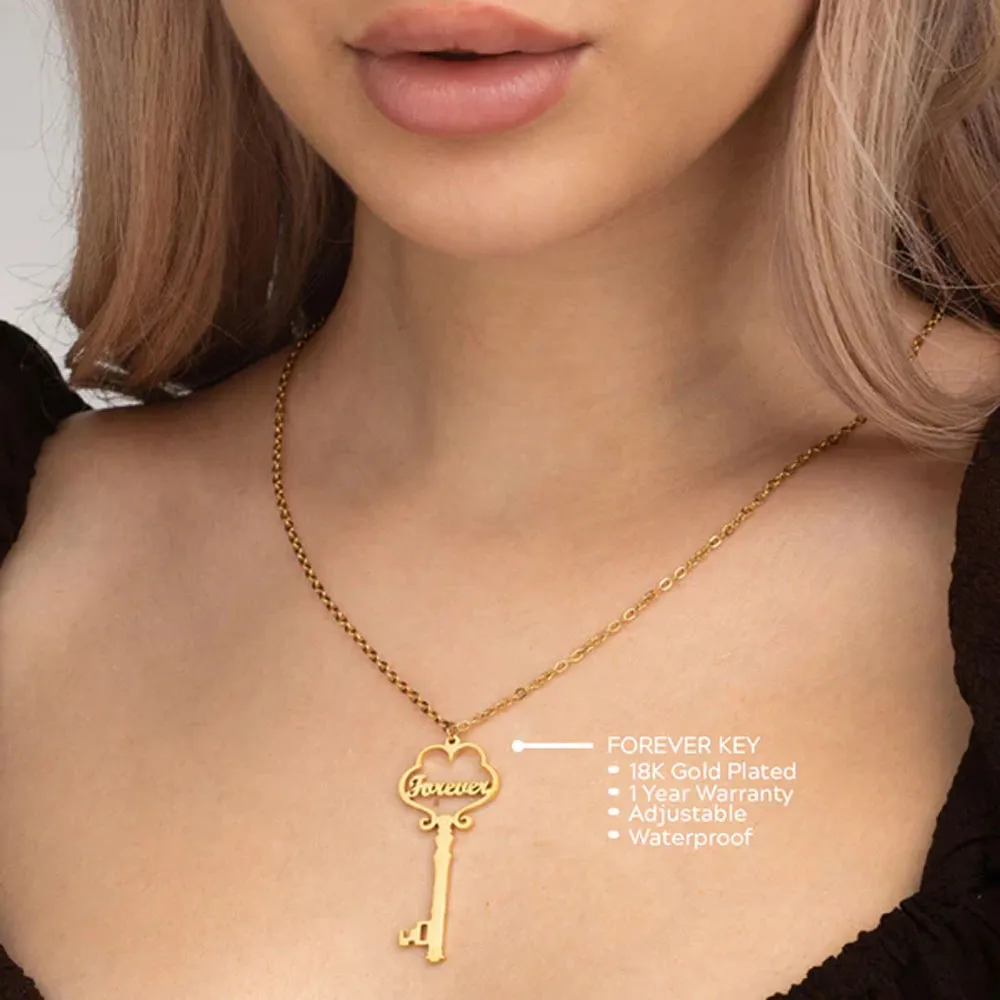 Forever Key Necklace