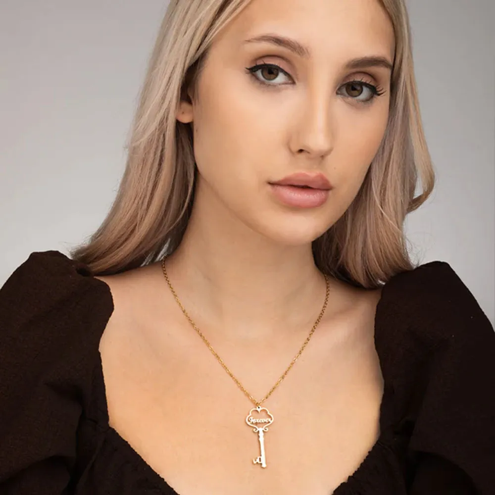 Forever Key Necklace