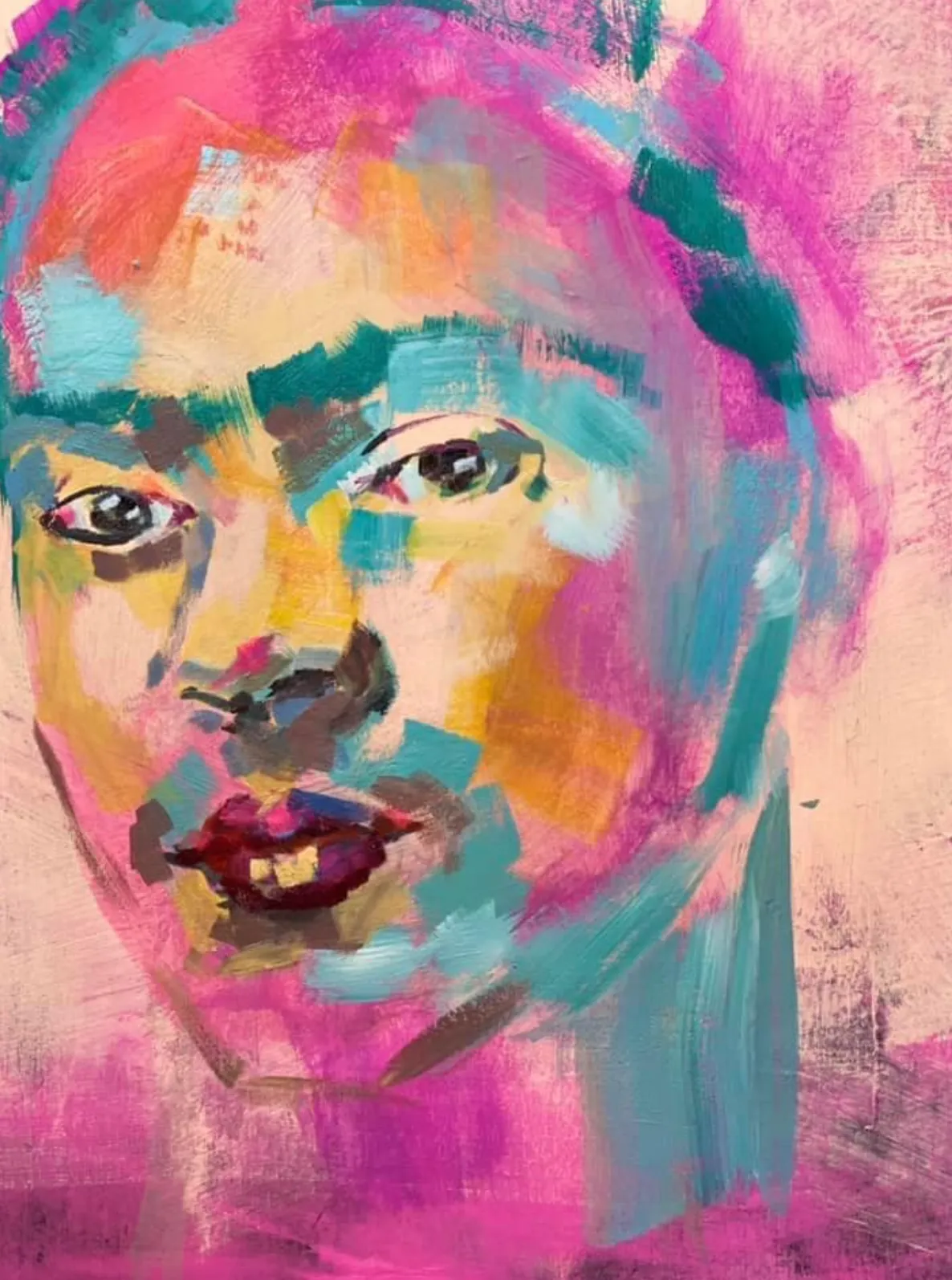 Frida 2" Flat Clay & Chalk Paint Brush