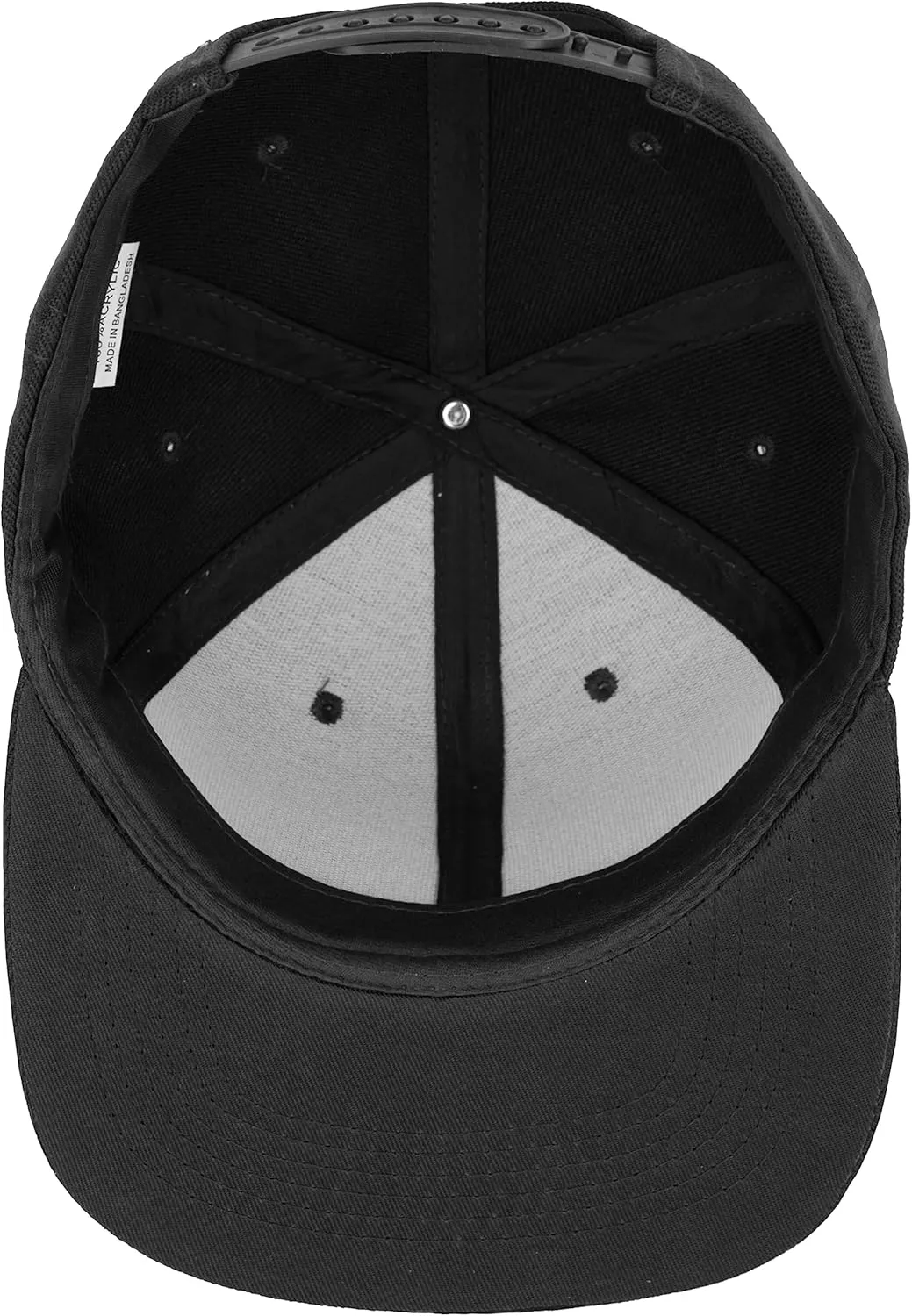Gelante Plain Blank Flat Brim Adjustable Snapback Baseball Caps LOT 6 Pack