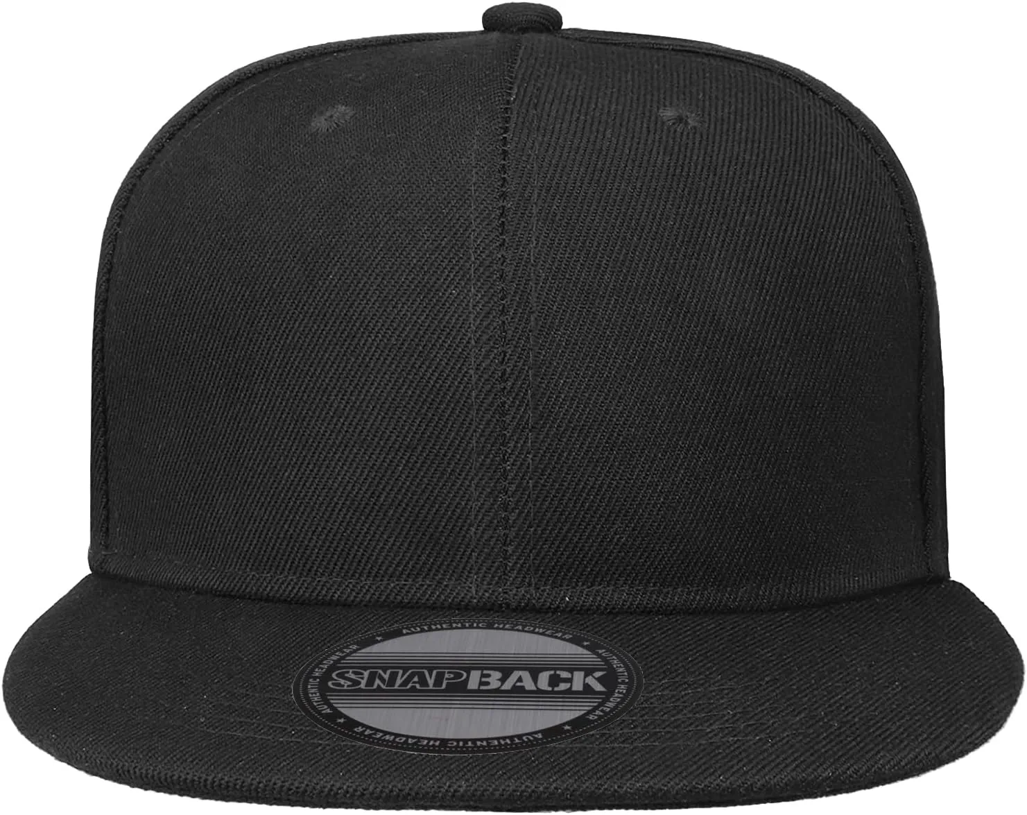 Gelante Plain Blank Flat Brim Adjustable Snapback Baseball Caps LOT 6 Pack