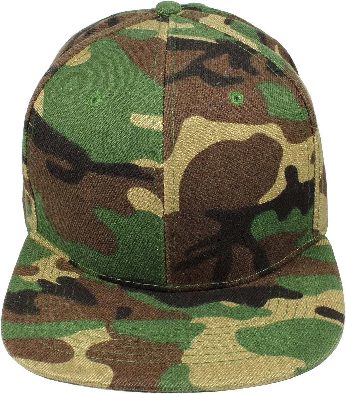 Gelante Plain Blank Flat Brim Adjustable Snapback Baseball Caps LOT 6 Pack
