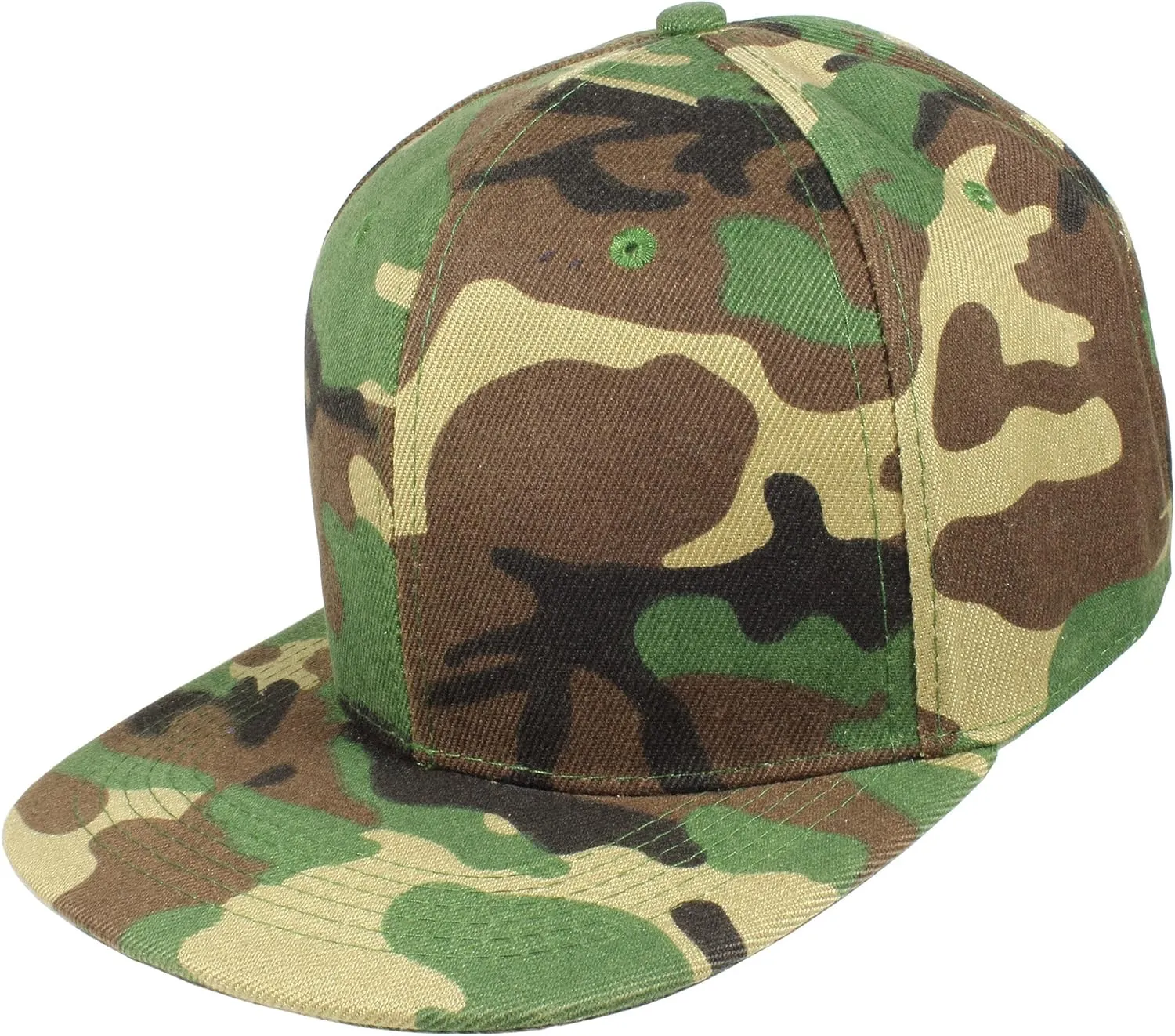 Gelante Plain Blank Flat Brim Adjustable Snapback Baseball Caps LOT 6 Pack