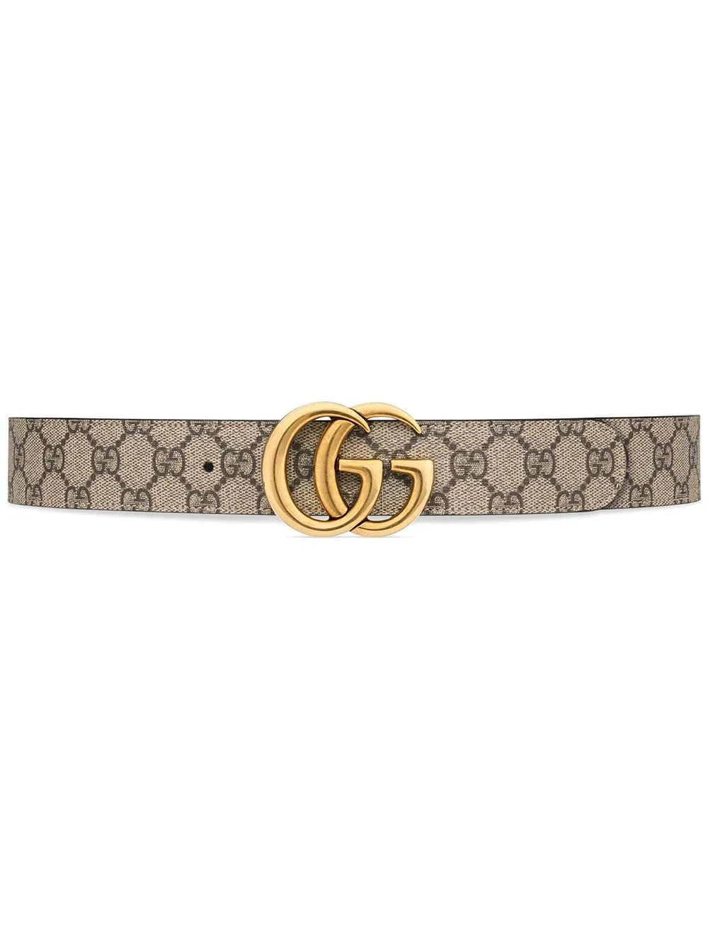GG Leather Belt Reversible Black