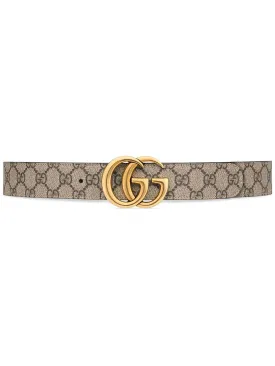 GG Leather Belt Reversible Black