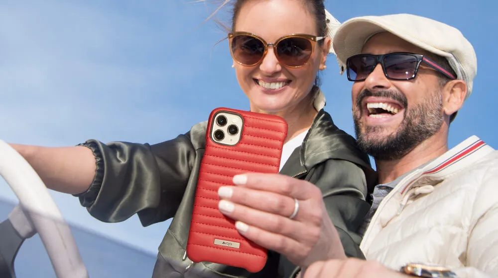 Grip Rider iPhone 11 Pro leather case