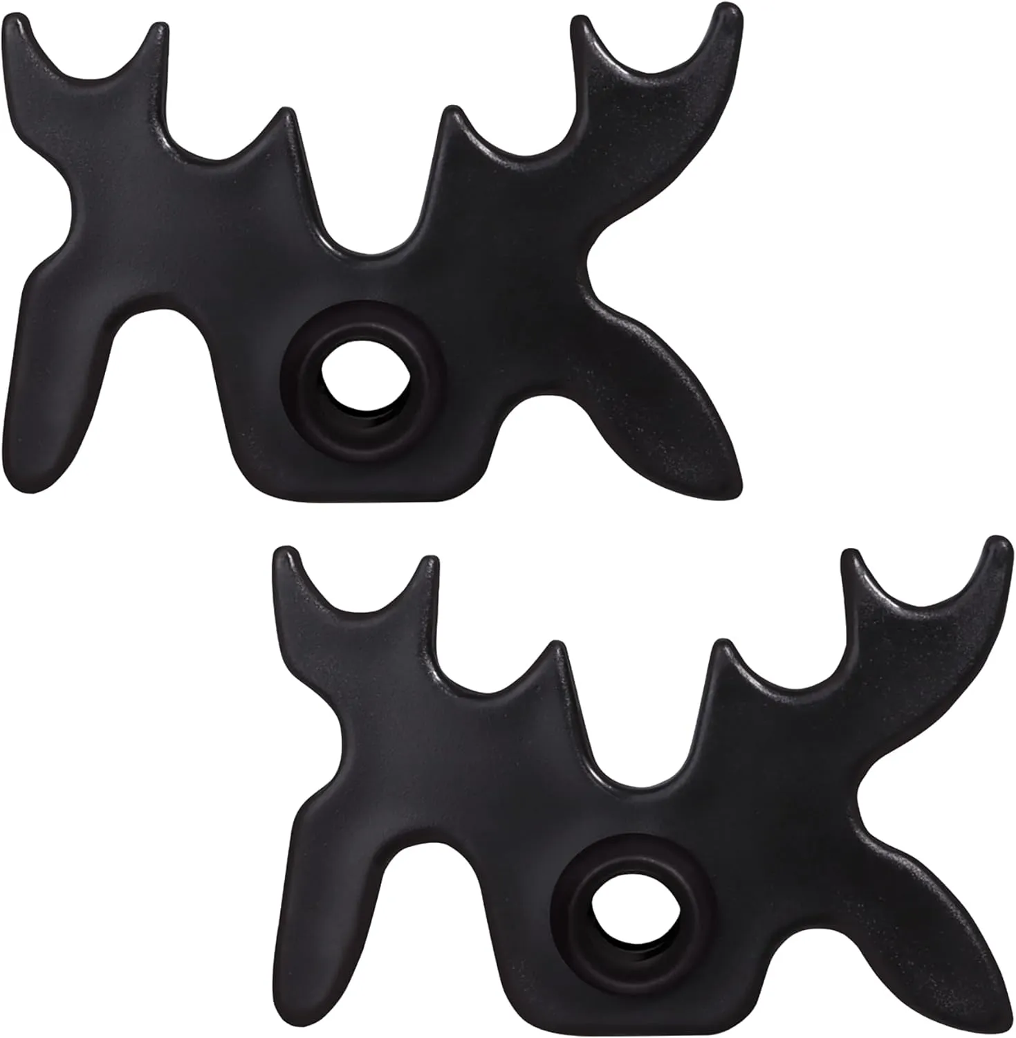 GSE Games & Sports Expert Black Plastic Slip-On Bridge Portable Moosehead Bridge Head, Pool Billiard Cue Bridge Head, Billiard Pool Cue Accessories for Pool Table