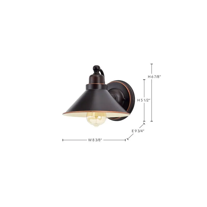 Hatcher 1 Light Dimmable Mission Barn Light