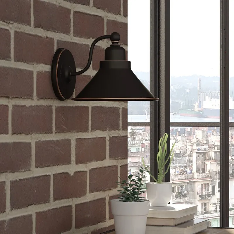 Hatcher 1 Light Dimmable Mission Barn Light