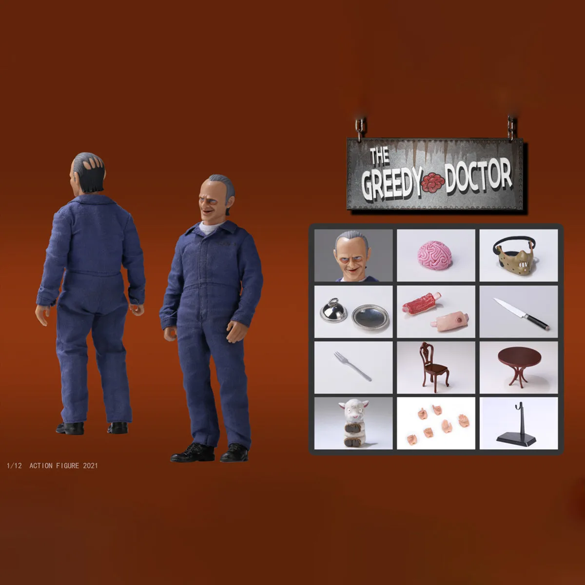 HiPlay BOBTOYS, Second bomb The Greedy Doctor Movie Museum Series, Action Figure