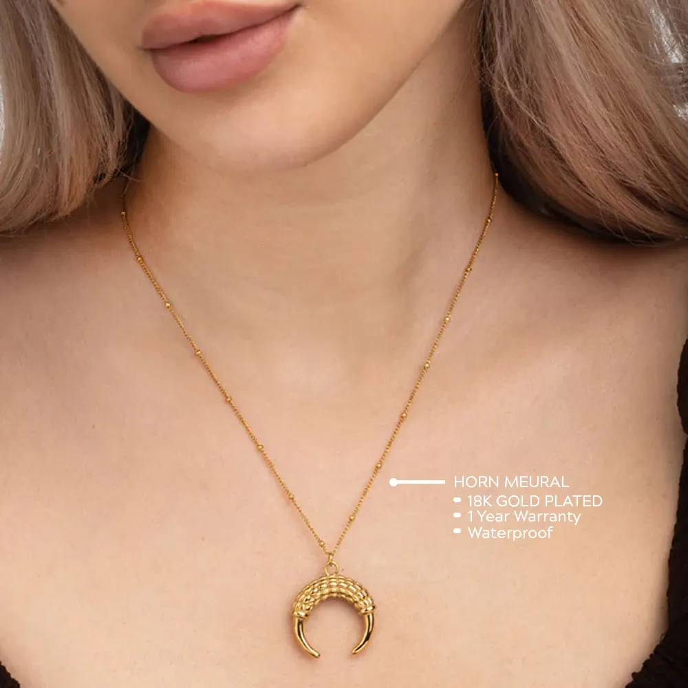 Horn Meural Necklace