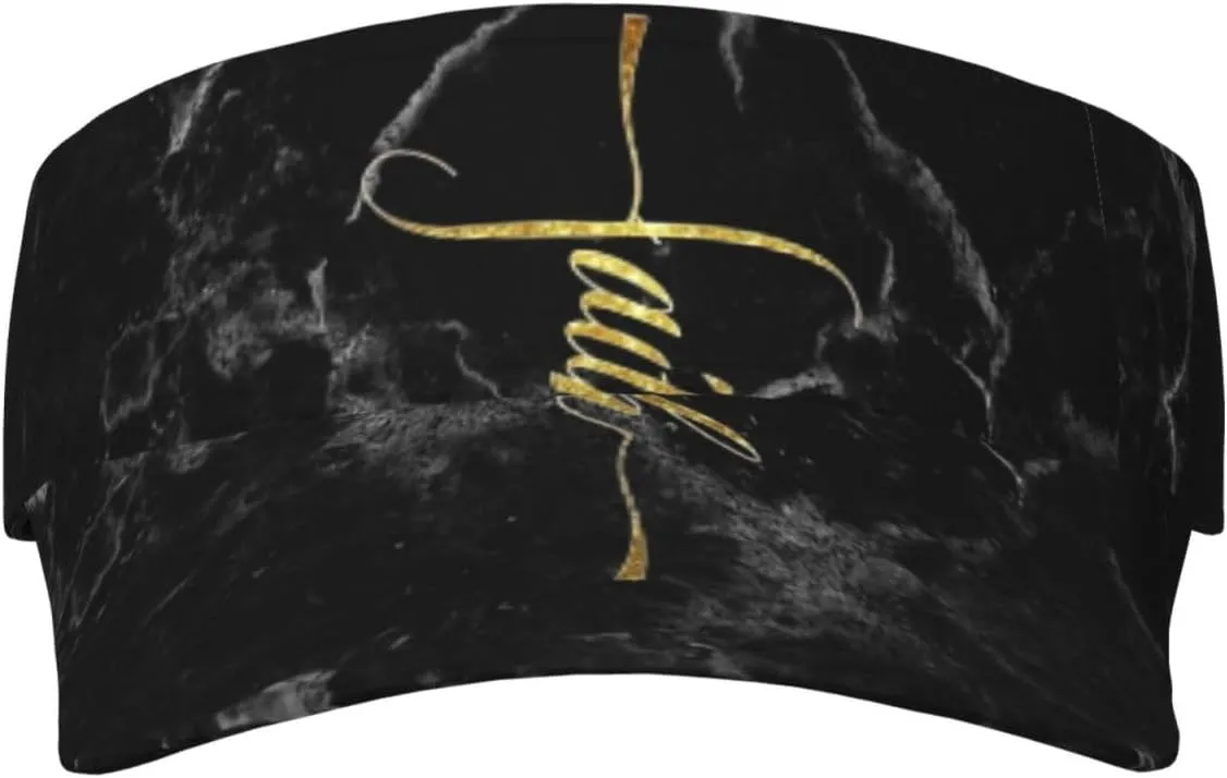 Jesus Sport Sun Visor Hat Fashion Empty Top Baseball Sun Cap Golf Tennis Visor for Women Men