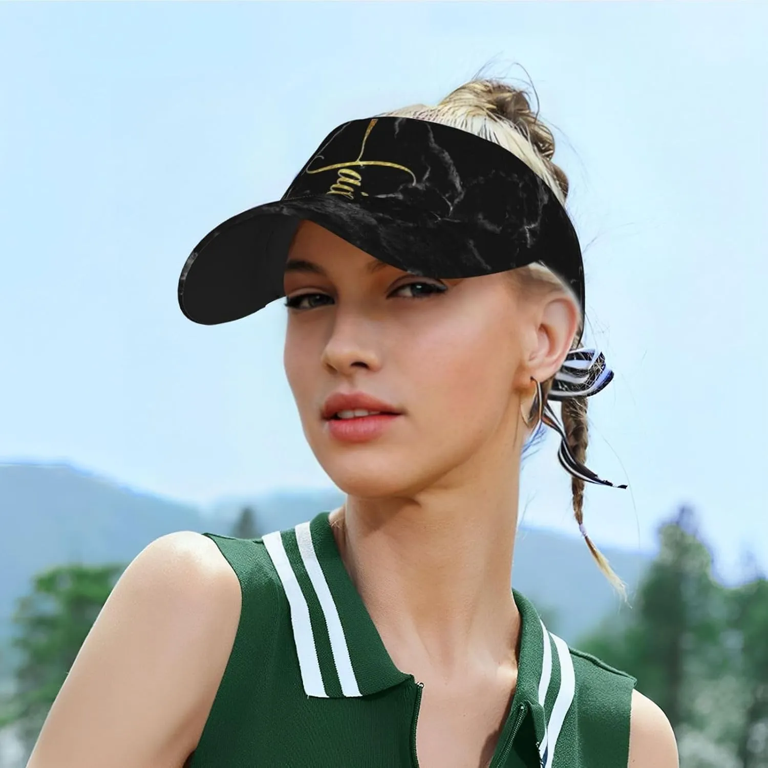 Jesus Sport Sun Visor Hat Fashion Empty Top Baseball Sun Cap Golf Tennis Visor for Women Men