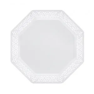 Lacetagon - 9.25" Plastic Plate (Case Qty: 120)