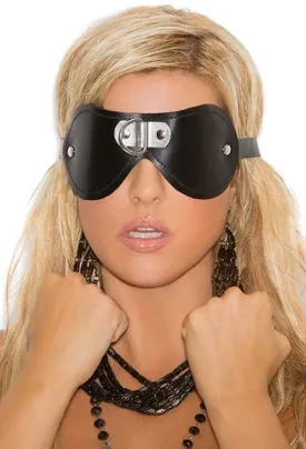 Leather Blindfold with 'D' Ring