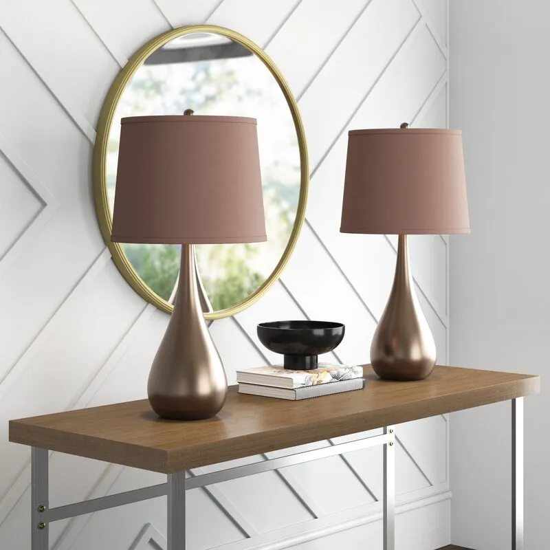 Lister 2 Pcs Standard Table Lamp Set