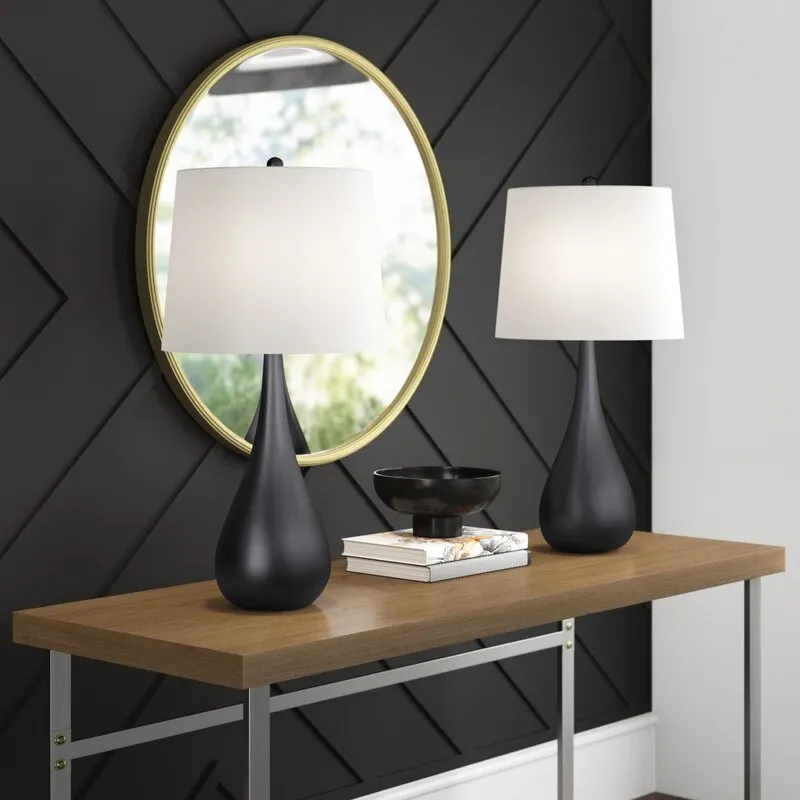 Lister 2 Pcs Standard Table Lamp Set