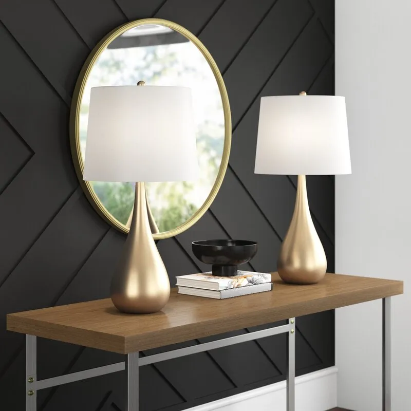 Lister 2 Pcs Standard Table Lamp Set
