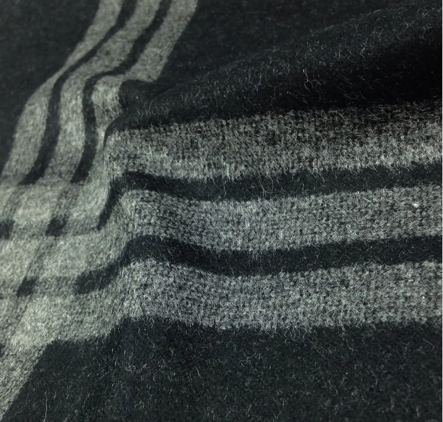 Livativ Bleu Nero Luxurious Winter Scarf Premium Cashmere Feel Unique Design Selection