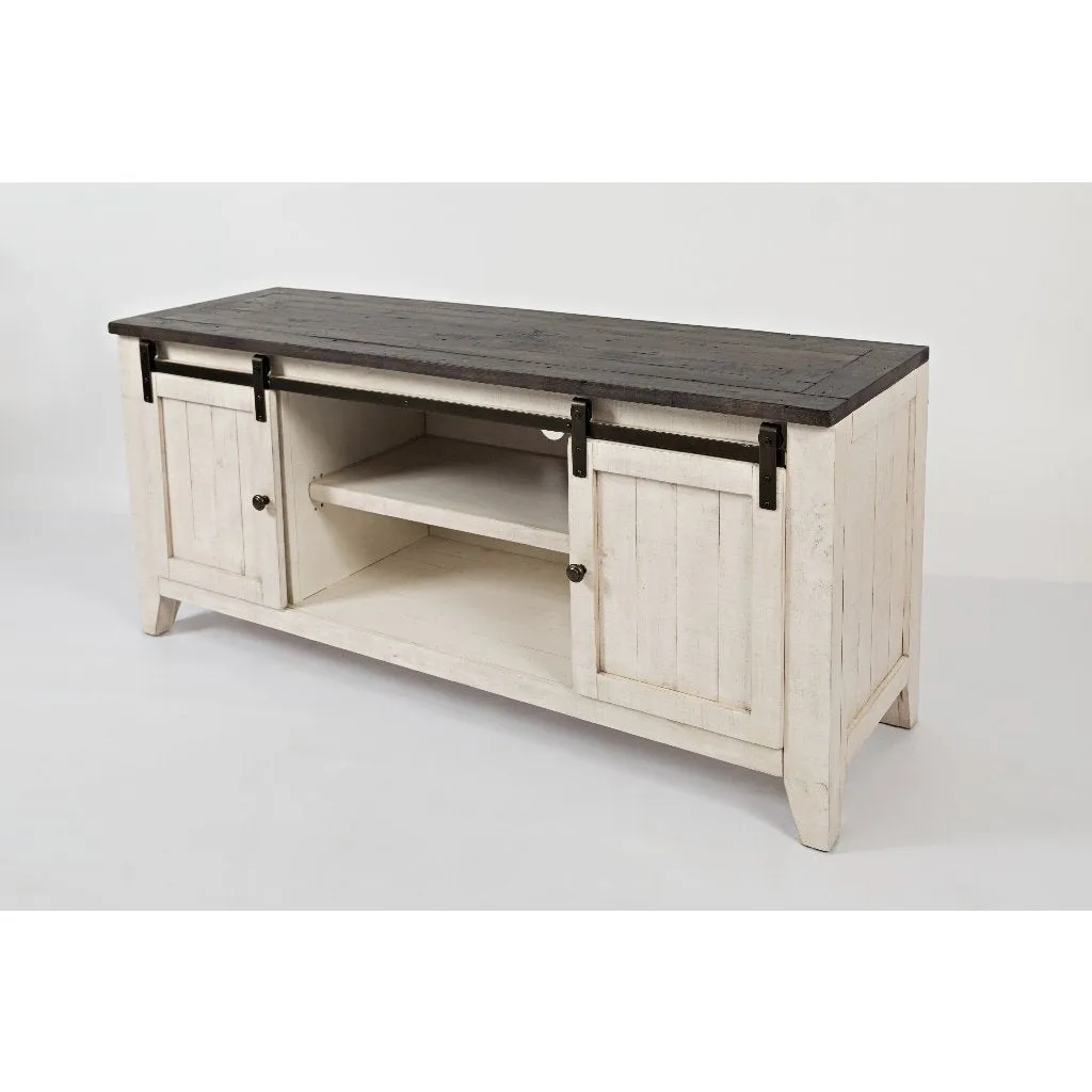 Loft 60" Media Console with Gliding Barn Door
