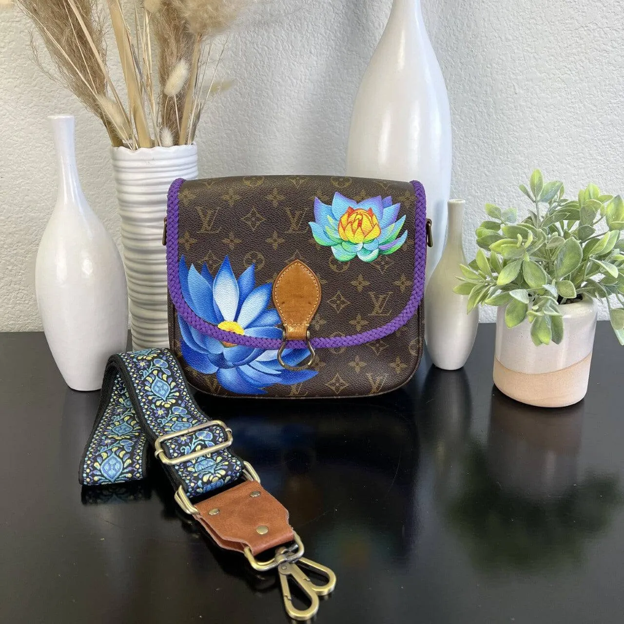 Lotus Floral in Purple