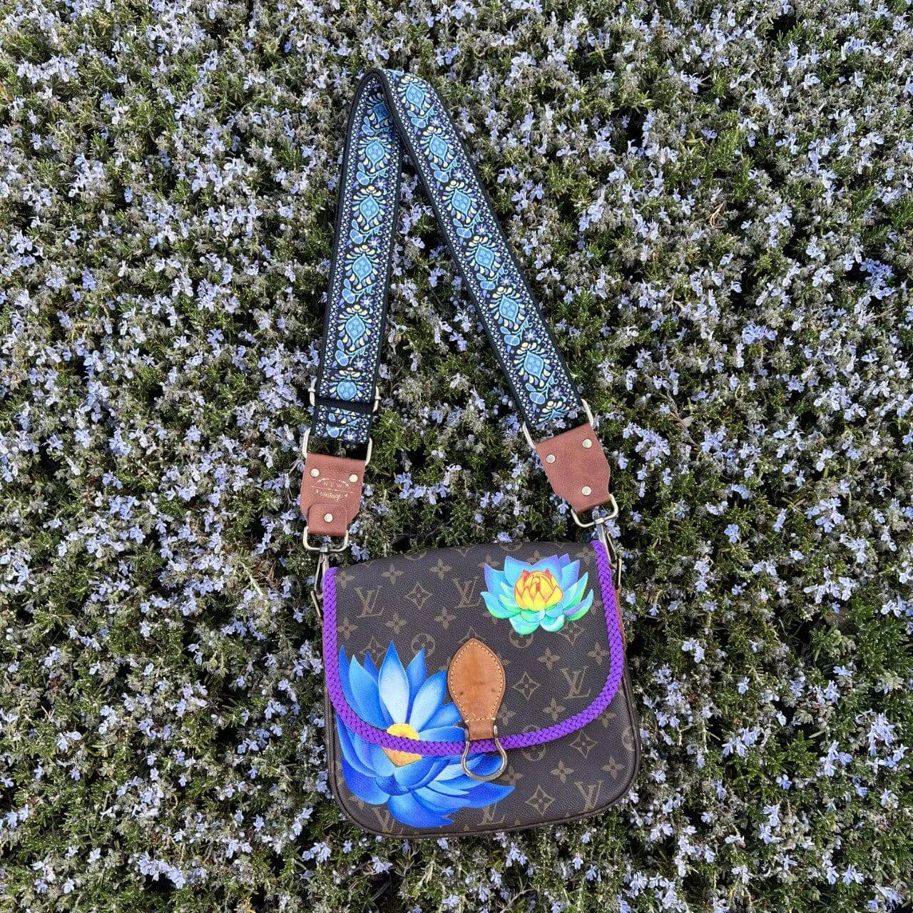 Lotus Floral in Purple