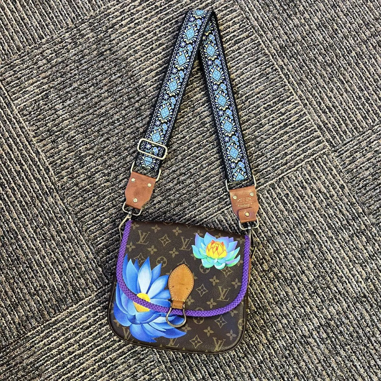 Lotus Floral in Purple