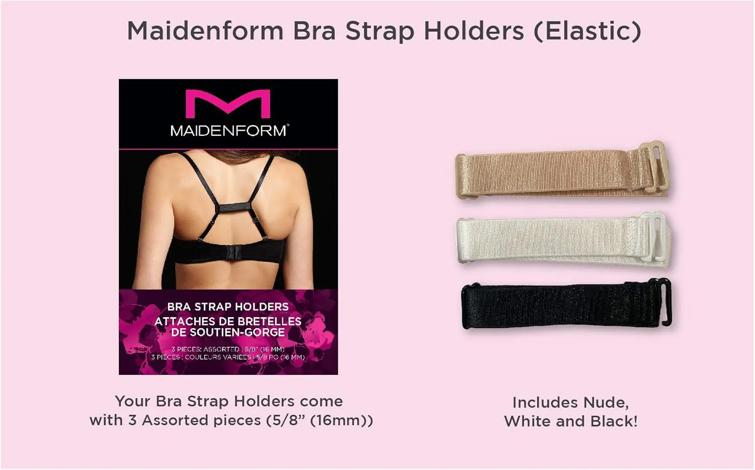 Maidenform Women's Elastic Bra Strap Holder
