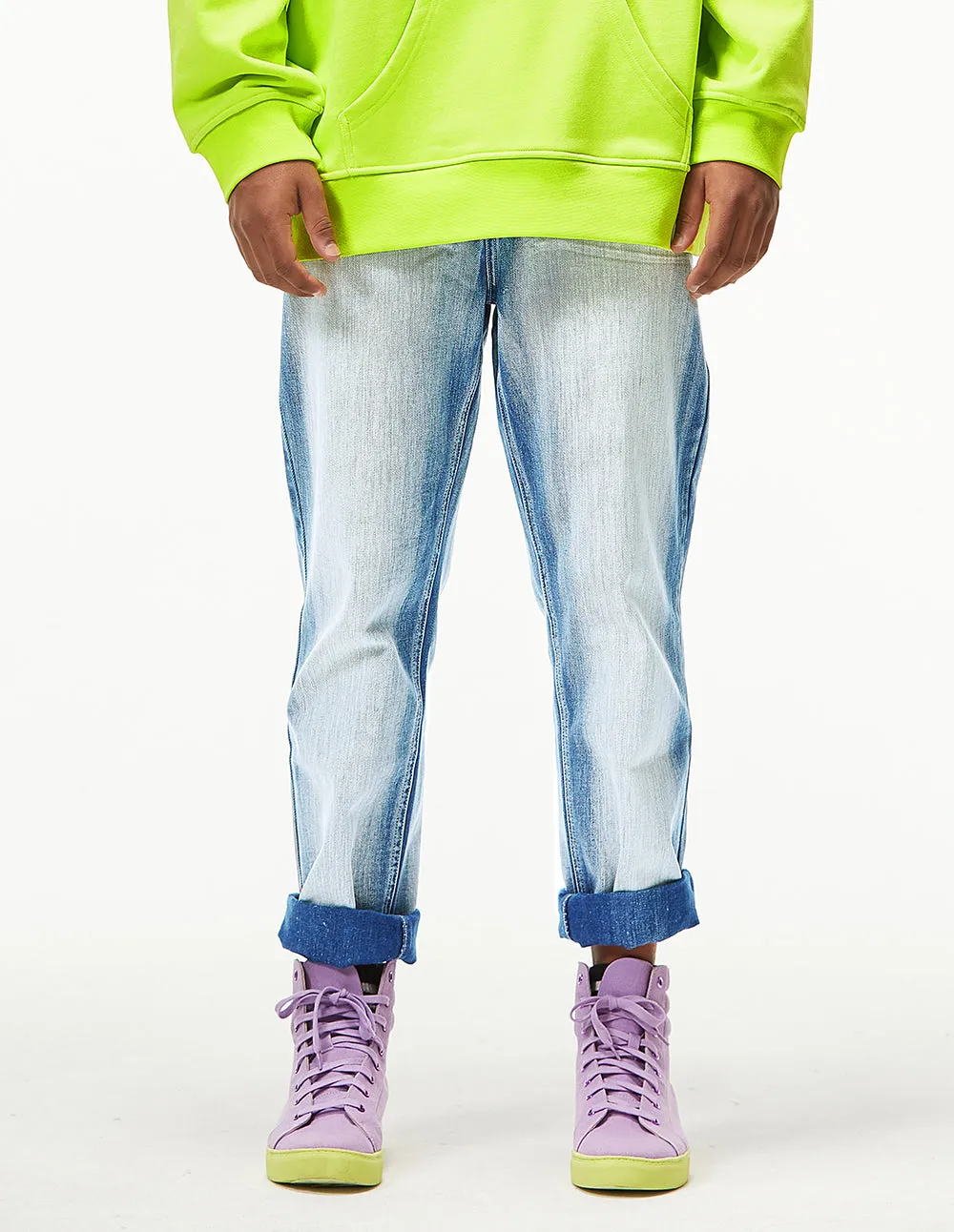 MARK FAST MEN PAINT MOUSTACHE JEANS