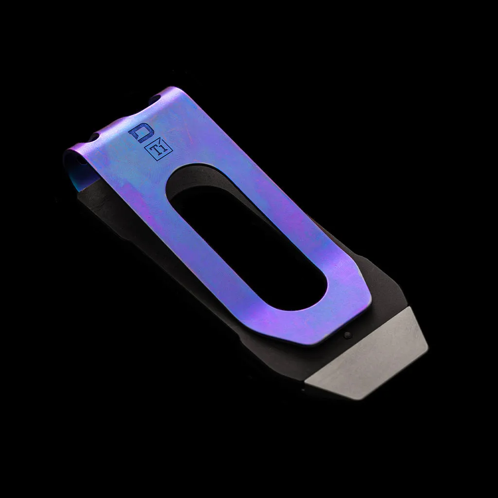 MC02 WITH BURPLE TITANIUM MONEY CLIP