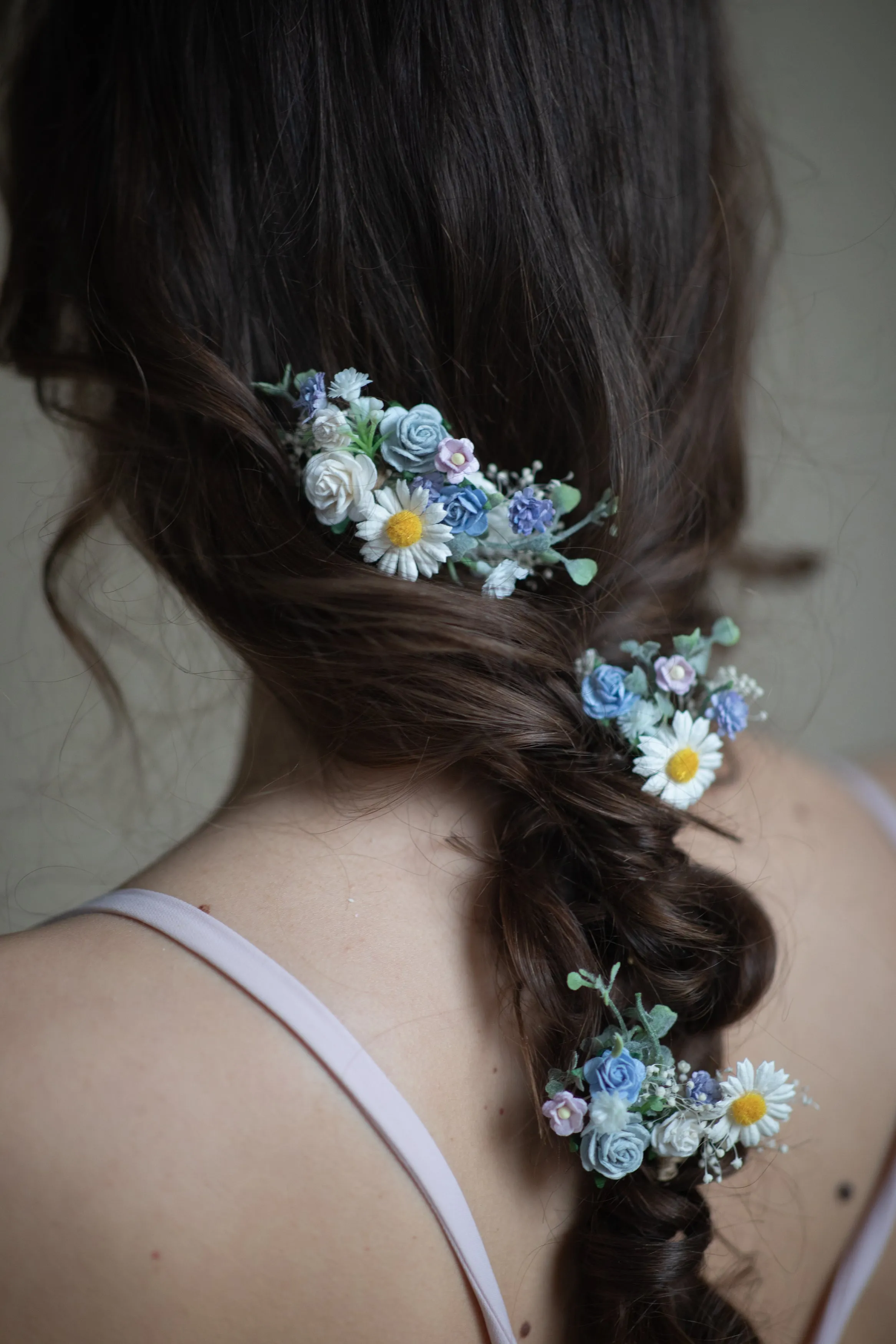 Meadow pastel wedding hair set