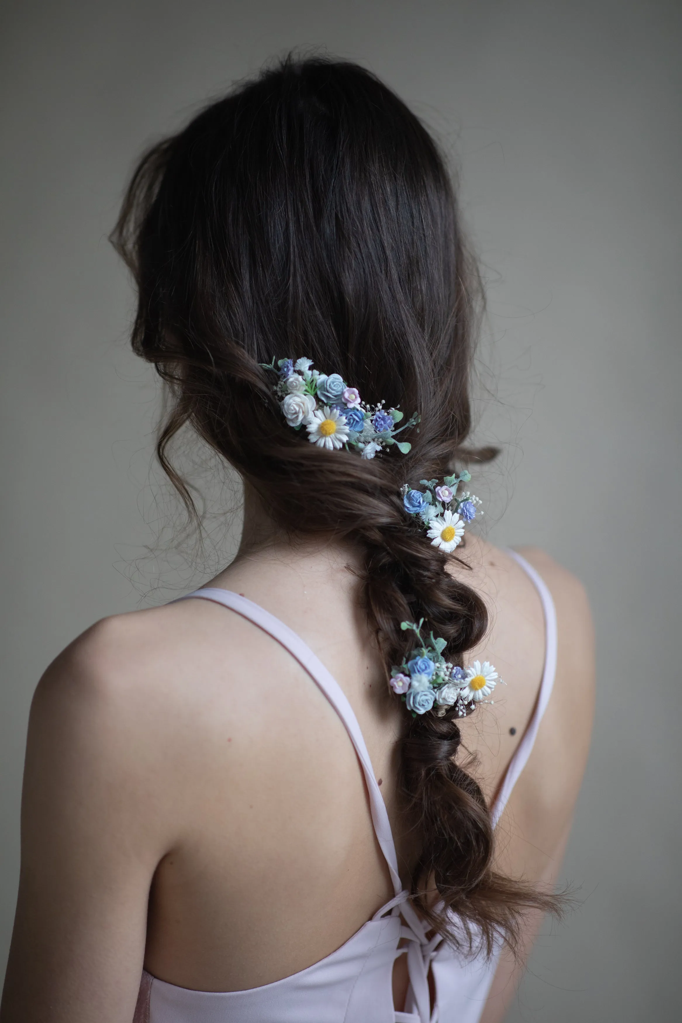 Meadow pastel wedding hair set