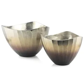 Metal Gradient Centerpiece Bowl