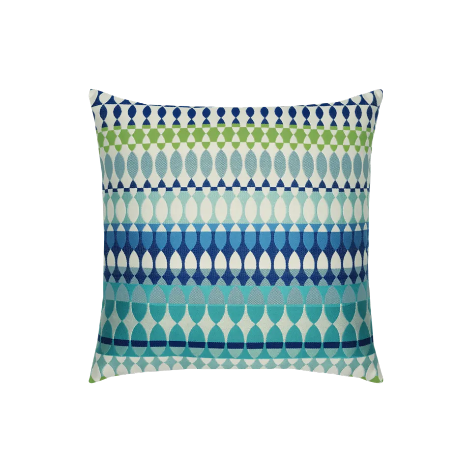MODERN OVAL OCEAN 20" PILLOW