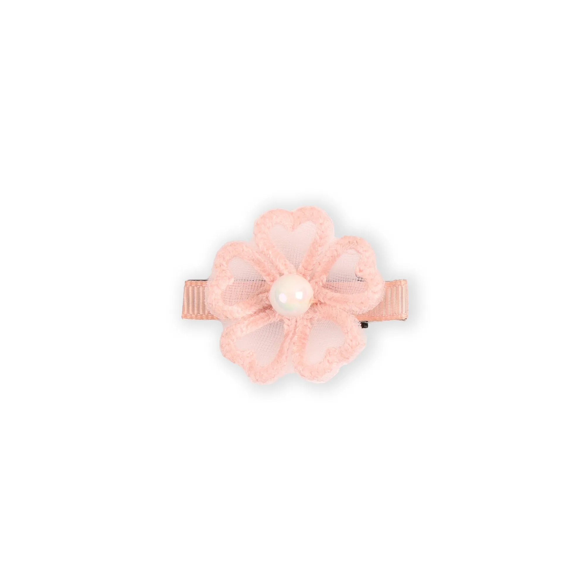 Nadoraa Pink Pearl Hairclips- Pack Of 4