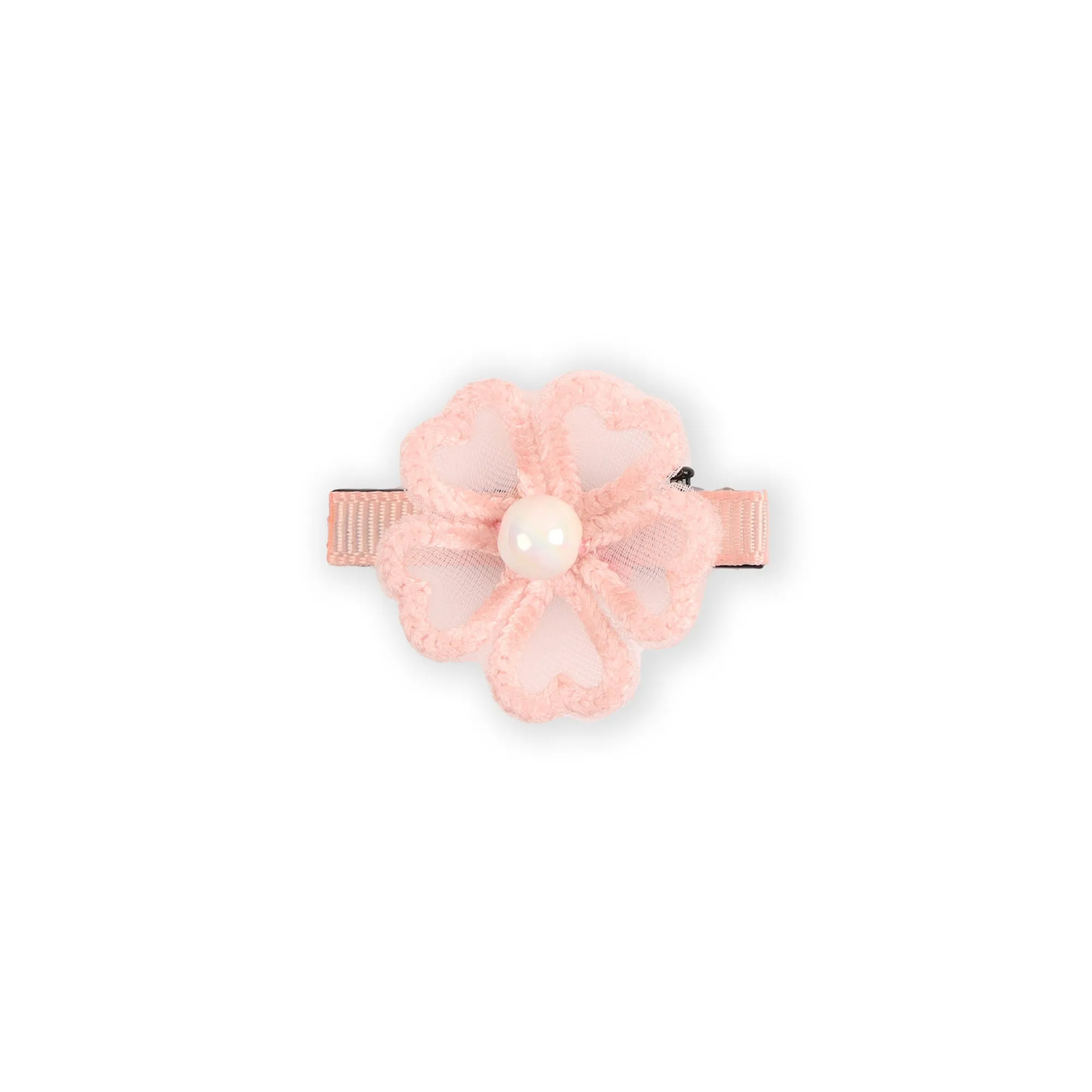 Nadoraa Pink Pearl Hairclips- Pack Of 4