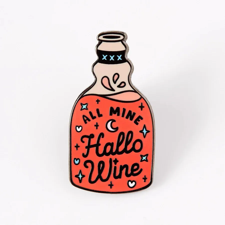 Punky Pins All Mine Hallo-Wine Enamel Pin Halloween