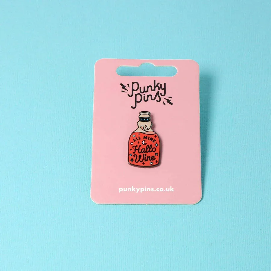 Punky Pins All Mine Hallo-Wine Enamel Pin Halloween